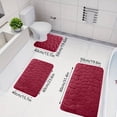 thumbnail image 7 of Meggemo Pebble Texture Bath Mat Set 3 Piece Non Slip Rubber Backing Massage Foot Pad for Bathroom Floor Shower Tub Quick Dry Absorbent Rug, 7 of 7