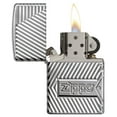 thumbnail image 5 of Zippo Zippo Bolts Design High Polish Chrome Pocket Lighter, 5 of 8