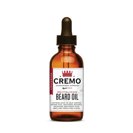 Cremo Beard Oil, Unscented, 1 oz