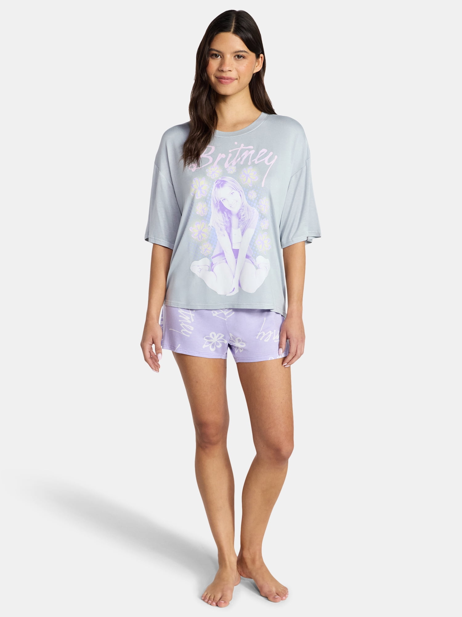 Britney Spears Women's Pajama Set, 2-Piece, Sizes XS-3X