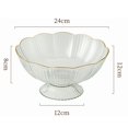 thumbnail image 2 of Frutero, cesta de frutas, pedestal extraíble, plato de frutas con agujeros de drenaje, centro de mesa, decoración para el hogar, plato para servir, blanco, 2 of 8