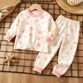 thumbnail image 5 of QSXADF Unisex Boys and Girls Fall Winter Sweatshirt Set Graphic Long Sleeve Loose Top Pant 2 Piece Set For Home Wear Children Clothing Set, 5 of 5