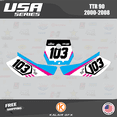thumbnail image 3 of Kalair GFX Graphics Kit for Yamaha TTR90 (2000-2008) Usa Series, 3 of 5