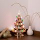 thumbnail image 4 of Mesa de Cerámica Sunnyglade en Forma de Árbol de Navidad con 28 LED 11 Pulgadas, 4 of 7