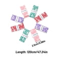 thumbnail image 3 of PU Cherry Blossom Badminton Racket Grip Tape, Sweat-Absorbent Non-Slip Overgrip for Tennis & Fishing Rods, Color Gradient Design, 120cm, 3 of 8