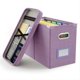 thumbnail image 1 of Organizador de archivos Oterri Taro morado 27x21x34 cm con tapa, 1 of 7