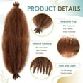 thumbnail image 2 of WEIF-Marley Twist Braiding Hair 24 Inch 30# Springy Afro Twist Hair color 30 Kinky Twist Hair for Braiding Pre Separated Spring TwistsHair Curly Braiding Hair Extensions (Brown, 24 inch (Pack of 8, 2 of 4