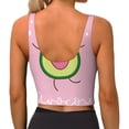 thumbnail image 2 of Yiaed Cute Avocado Print Ladies Waistcoat Women Sports Vest Vest Sports Women Sports Top Yoga Vest for women-Small, 2 of 8