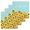 Blue, variant on Sunflowers Kitchen Dish Towels for Drying Dishes Set of 3, Yellow Summer Botanical Elegant Pastoral Waffle Weave Microfiber Hand Tea Bathroom Towels Quick Dry & Absorbent Towel 12x12