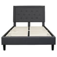 thumbnail image 6 of Flash Furniture Roxbury Full Size Tufted Upholstered Platform Bed in Dark Gray Fabric, 6 of 7