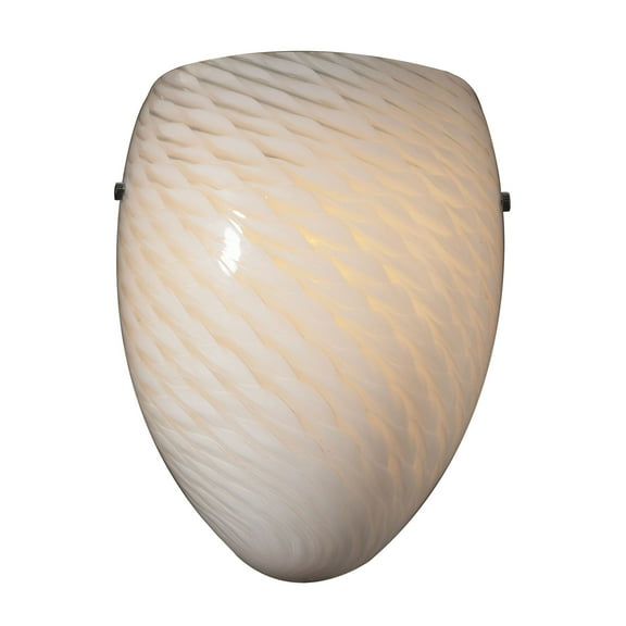 Elk Home 8-Inch Wide Arco Baleno Sconce, Contemporary, Satin Nickel