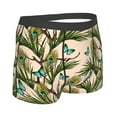 thumbnail image 3 of Daiia Butterflies And Peacock Feathers Men's Underwear Boxer Briefs, Cotton Stretch Moisture-Wicking Underwear-XX-Large, 3 of 9