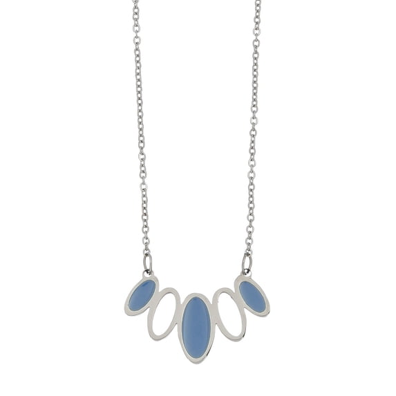 Women's Hypoallergenic Stainless Steel Cut Out Cleo 16" Necklace By Howard's