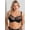 Black/Platinum, variant on Women's Pour Moi 3804 Imogen Rose Embroidered Underwire Balconette Bra (Latte 36FF)