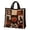 Pumpkin3, variant on Halloween Quilted Tote Bag, Large Capacity Patchwork Handbag, Trick Or Treat Pumpkin Ghost Patchwork Print Tote For Shopping Storage Fall Holiday Party Decor(Ghost6-14.96")