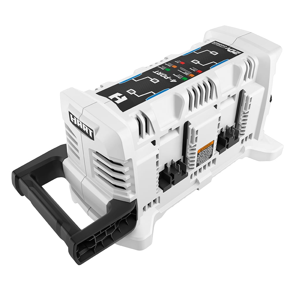 HART 20Volt LithiumIon 4Port Fast Charger (Batteries Not Included