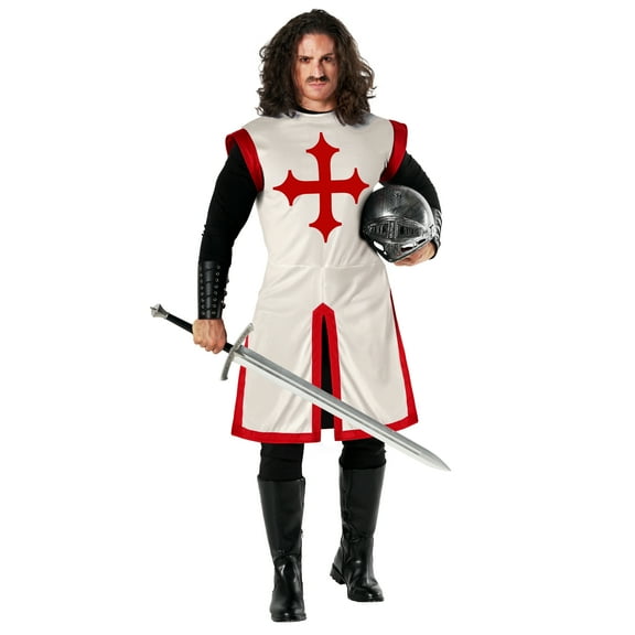 Morph Medieval Knight White Men Halloween Costume For Men White XX-Large