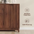 thumbnail image 6 of Conate Kitchen Double Tilt Out Trash Can Cabinet, Farmhouse 13 Gallon Hidden Garbage Bin Storage Cabinet with Odor Control, Brown, 6 of 6