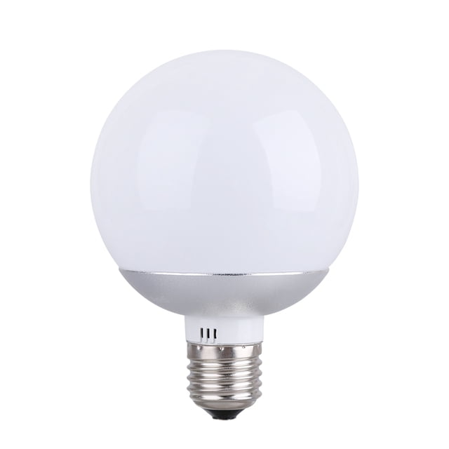 Foco de luz LED plateado SMD5730 E27, luz blanca fría de 12 W, 85-265 V