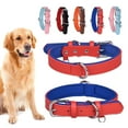 thumbnail image 4 of Meidiya Leather Soft Padded Breathable Dog Collars with 2 Rings,Durable Adjustable Leather Pet Collars for Small Medium Large Dogs and Cats, 4 of 7
