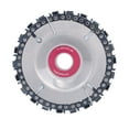 thumbnail image 1 of Durable Wood Grinding Shaping Disk for Angle Grinders - 4 Inch 22 Teeth Purple, 1 of 10