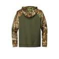thumbnail image 2 of Joe's USA Men's Moisture Wicking Camouflage Colorblock Hoodie-4XL-Olive/CamoEdge, 2 of 3