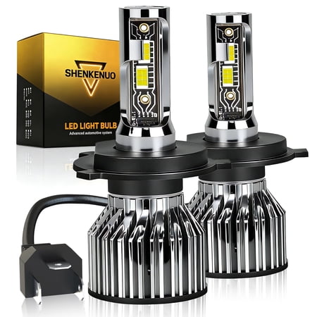 For 1990-1994 Lexus LS400 LED Headlight Bulbs High Low Beam Combo H4/9003 Lamp 120W 20000LM 2PCS
