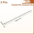 thumbnail image 2 of Uxcell Round Aluminum Rods, Aluminum Round Rod Solid Lathe Bar Stock for Industry Construction DIY Crafts 19mm x 405mm 2Pcs, 2 of 5