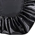 thumbnail image 2 of esafio Luxurious Plain Microfibre Bedspread Soft Breathable Cool Moisture Imitation Silk, 2 of 9