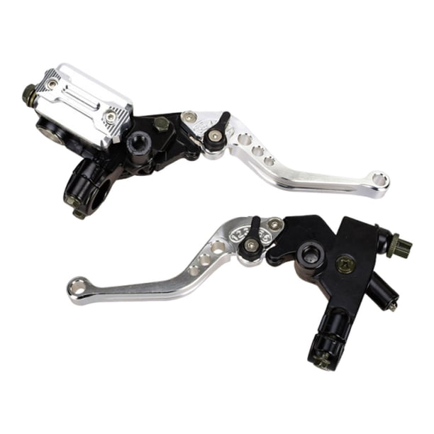 Palanca de freno de motocicleta,Maneta de freno universal para motocicleta de 7/8'' (22 mm).,Conjunto de palanca del cilindro maestro del embrague y depósito,Palanca de freno y embrague de