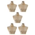 thumbnail image 3 of relayinert Body Chain Multi layers One Shoulder A Jewellery Tassels Necklaces Golden 5Set, 3 of 6