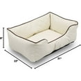 thumbnail image 6 of Happycare Textiles Luxury All Sides Faux leather Pet Bed, 6 of 12