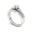 thumbnail image 2 of 1 Carat T.W. Diamond Classic 14kt White Gold Engagement Ring Set, 2 of 5