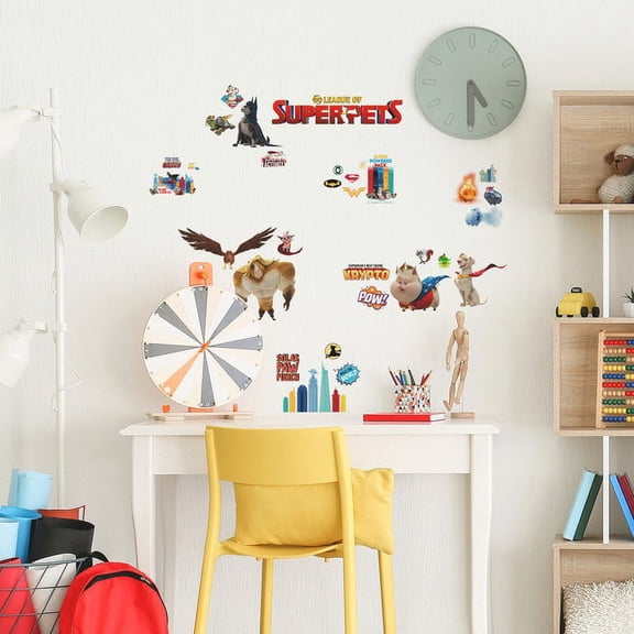 DC League Of Super-Pets Peel & Stick Wall Decals