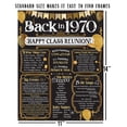 thumbnail image 4 of 56th High School Reunion (Fifty-six) Decoration in Gold - Remembering The Year - Class of 1970 - 11x14 Unframed Poster - Perfect Party Decor and Gift, 4 of 8