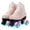 Camouflage Pink, variant on SHIBAILI Light up Roller Skates for Woman, Black Camo Color,Free Skate(8)