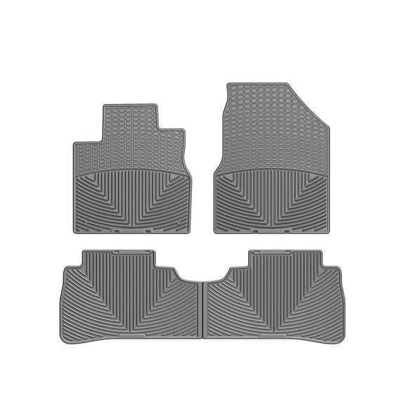 WeatherTech All-Weather Floor Mats compatible with 2009-2010 Nissan Murano - 1st & 2nd Row, Grey