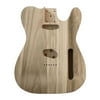 Electric Guitar Body T-Style Maple Empty Guitar Barrel to T Style Electric Guitar DIY Parts, 39*32*4.2CM