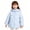 Blue, variant on FSYBOA Girls Puffer Jacket Size 10T, Short Solid Color Cotton Hooded Kids Long Sleeve Outerwear Pink