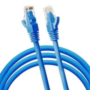 CableVantage New 100ft 30M Cat5 Patch Cord Cable 500mhz Ethernet Internet Network LAN RJ45 UTP For PC PS4 Xbox Modem Router Blue