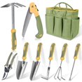 thumbnail image 1 of Set de Herramientas de Jardinería WisaKey 9 Piezas en Acero Inoxidable con Bolsa, 1 of 8