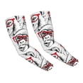 thumbnail image 6 of Lsque Monkey Cooling Arm Sleeves for Men & Women -Compression Sleeves to Cover Arms for Working,Sun Sleeves for UV Protection,Breathable, Moisture-Wicking, 6 of 8