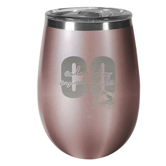 Colorado Avalanche 10oz. Rose Gold Wine Tumbler