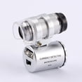 thumbnail image 1 of Yosoo 60x Loupe Mini Microscope avec Lumière UV LED Loupe de Poche, 1 of 6