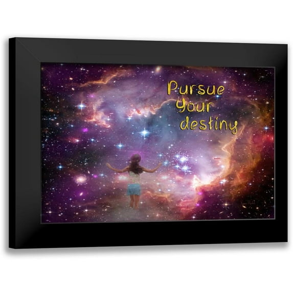 Murdock, Ramona 14x11 Black Modern Framed Museum Art Print Titled - Pursue Your Destiny