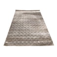 thumbnail image 2 of 5' x 7'6" Feet Dark Beige Geometric Diamonds Silky Glam Contemporary Area Rug, 2 of 4