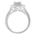 thumbnail image 2 of 10k White Gold 0.70ct TDW Round and Princess Diamond Composite Ring (H-I,SI2-I1), 2 of 4