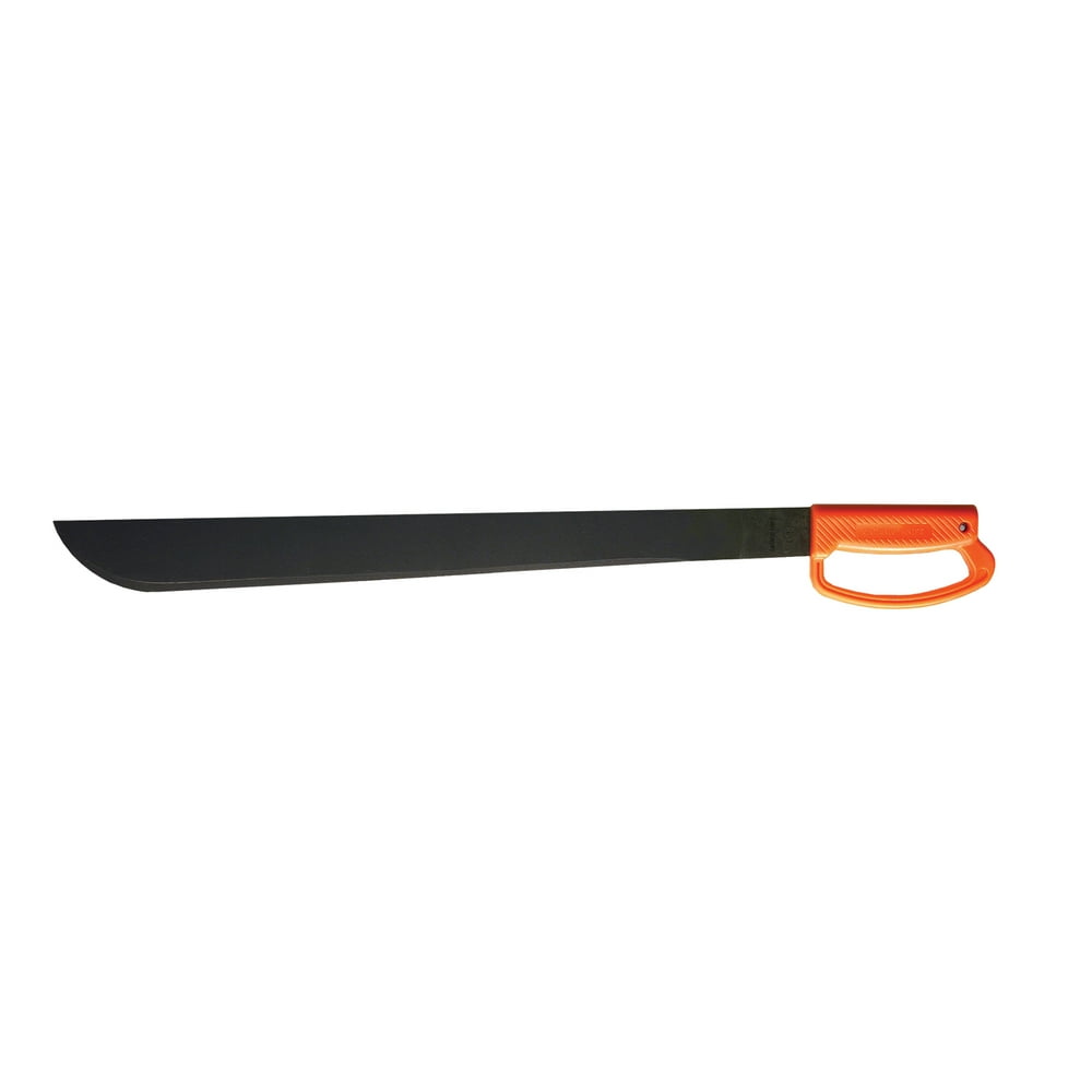 Ontario 8521 Orange DHandle Heavy Duty Machete 221/2" Fixed Blade