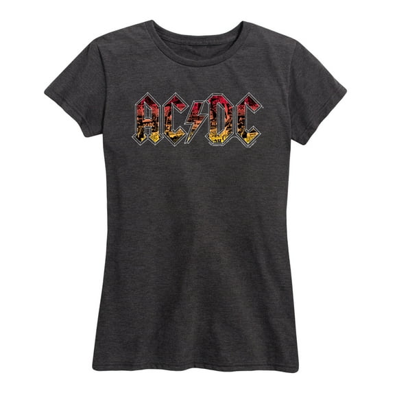 ACDC - Poster Texture - Women's Short Sleeve Graphic T-Shirt