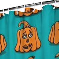 thumbnail image 3 of Halloween Pumpkin Pattern Shower Curtain 72"x84" ,Bathroom Decorative Shower Curtains Set with 12 Hooks,Modern Waterproof Washable Shower Curtain, 3 of 6